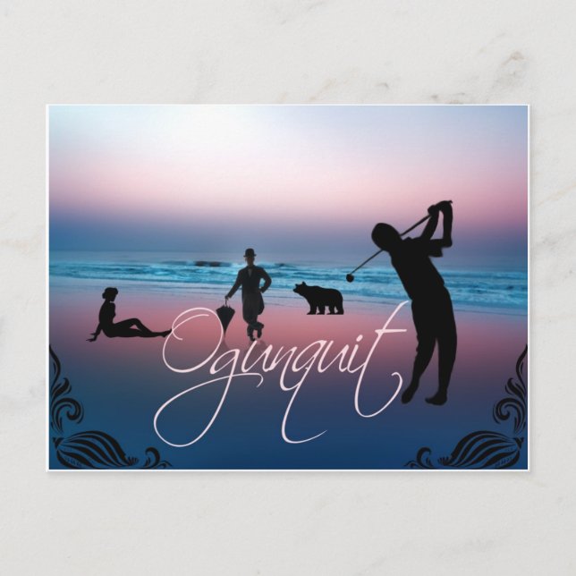 Postal Ogunquit Beach Ogunquit Maine (Anverso)