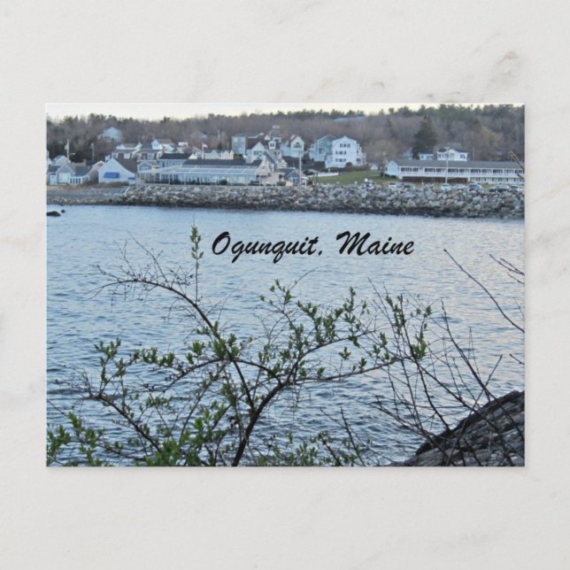 Postal Ogunquit, Maine (Anverso)