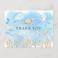 Oh Boy Under the Sea Baby Shower Gracias