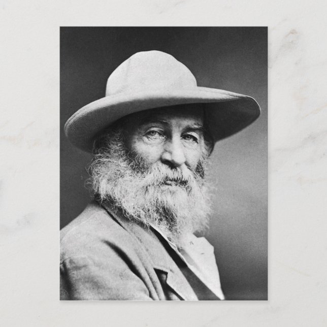 Postal ¡Oh, CAPITÁN! Walt Whitman (Anverso)