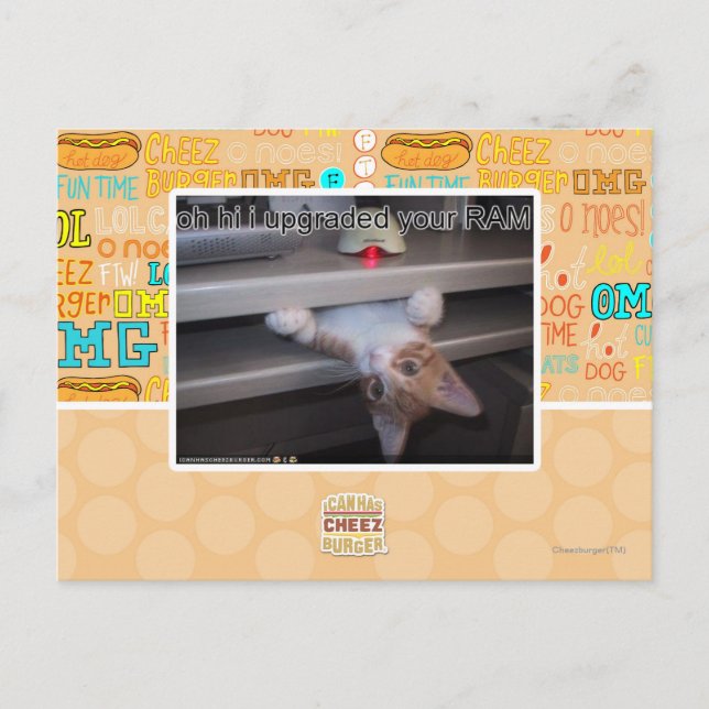 Postal oh hi he actualizado tu RAM (Anverso)