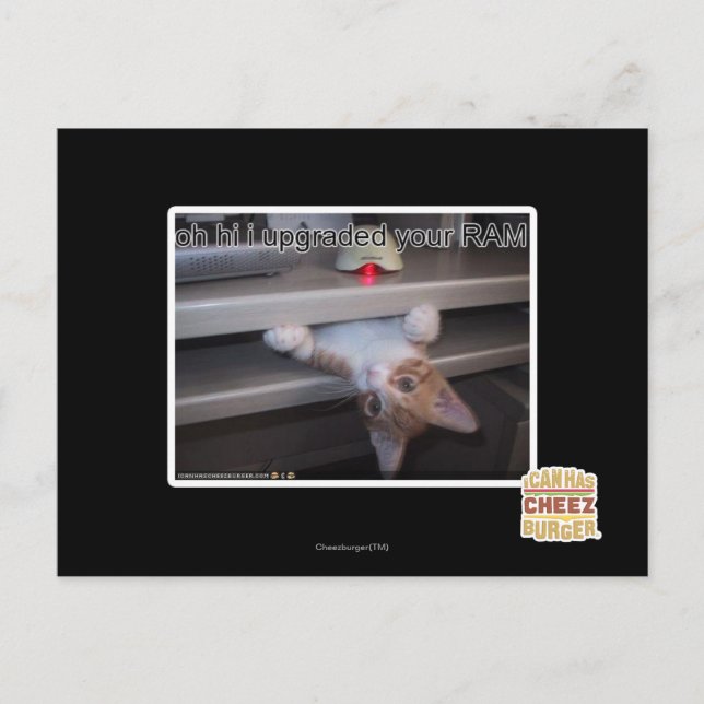 Postal oh hi he actualizado tu RAM (Anverso)