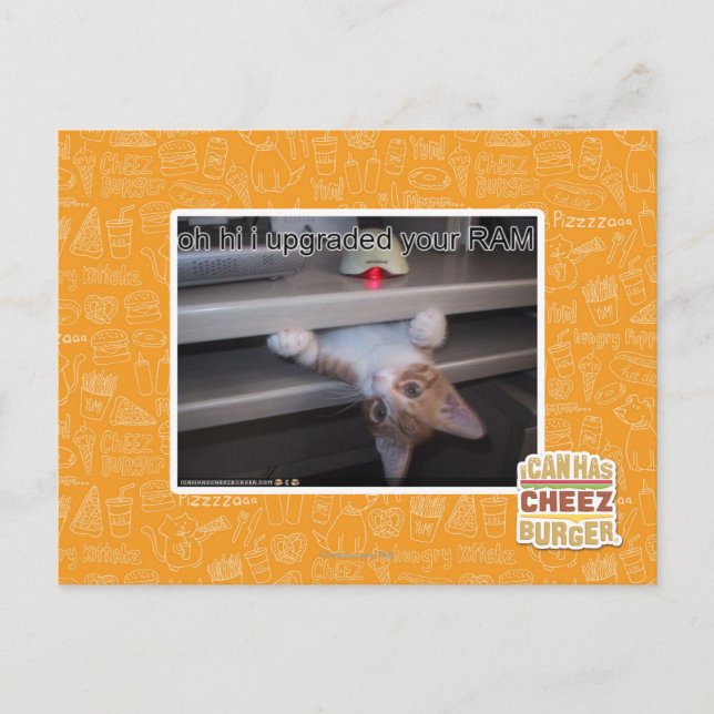 Postal oh hola aumenté su RAM (Anverso)