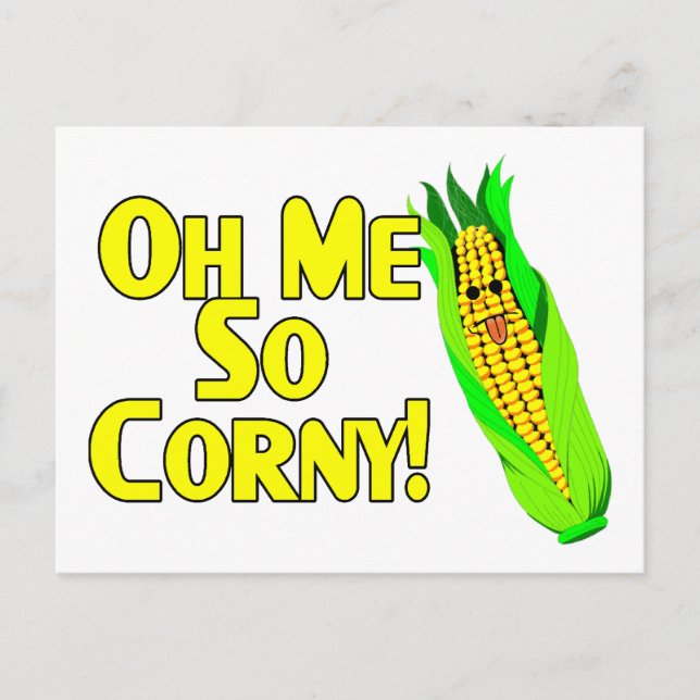 Postal Oh Me So Corny (Anverso)