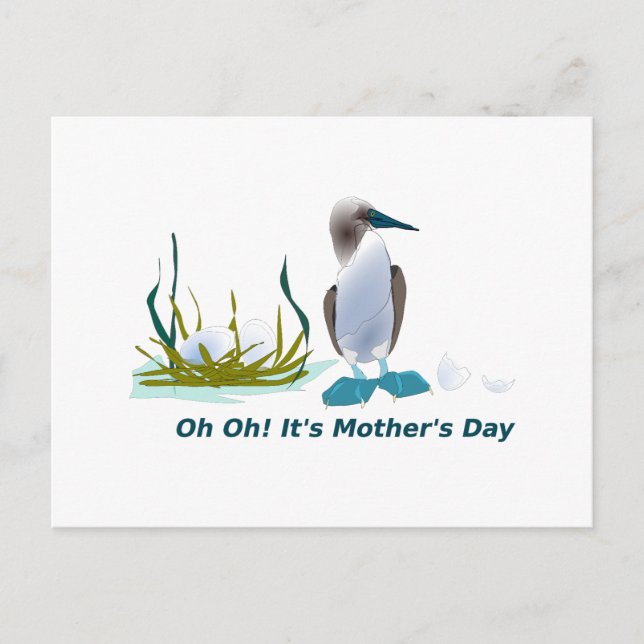 Postal Oh Oh Es el Día de la Madre (Anverso)