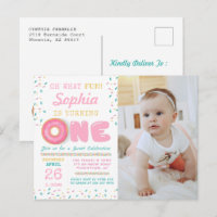 Oh Qué Diversión Donut Cumpleaños Primera Fiesta F