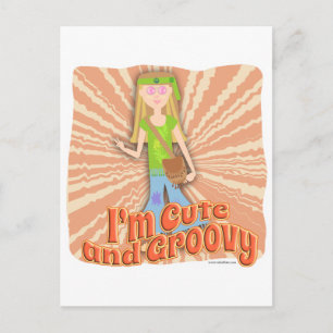 Postal Oh, qué lindo y tan groovy también