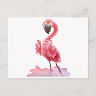 Postal ¡Oh Sí Flamingo!
