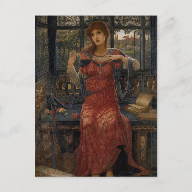 Postal Oh Tragar, Tragar por John Melhuish Strudwick (Anverso)