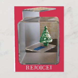 Postal Oh Ven Oh Ven Emmanuel NAVIDAD TREE Christian