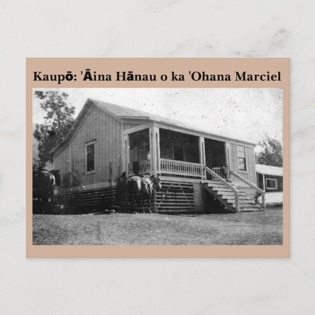 Postal Ohana Marciel Postcard (Anverso)