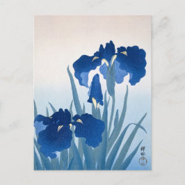 Postal Ohara Koson, Viejos irlandeses azules japoneses Cu