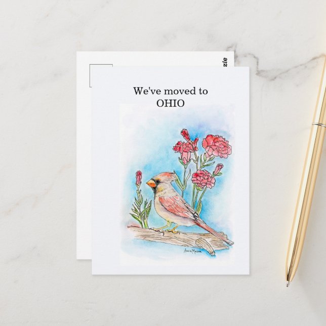 Postal Ohio (Anverso/Reverso In Situ)