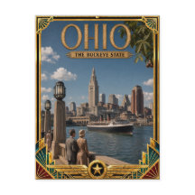 Ohio Arte Deco Vintage Edad Dorada
