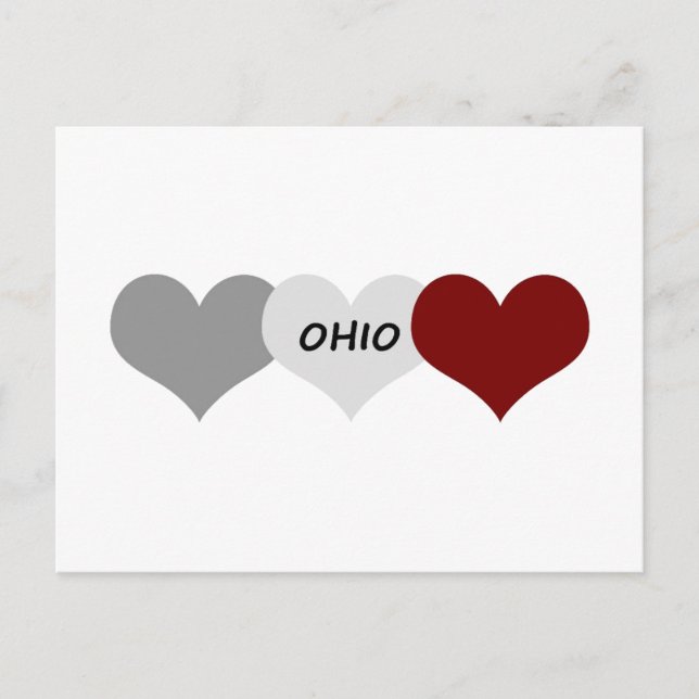Postal Ohio Heart (Anverso)