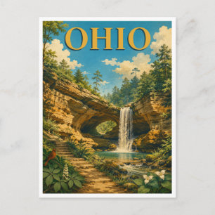 Postal Ohio Hocking Hills GeoSaga