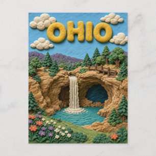 Postal Ohio Hocking Hills Moderno KLAYKOO