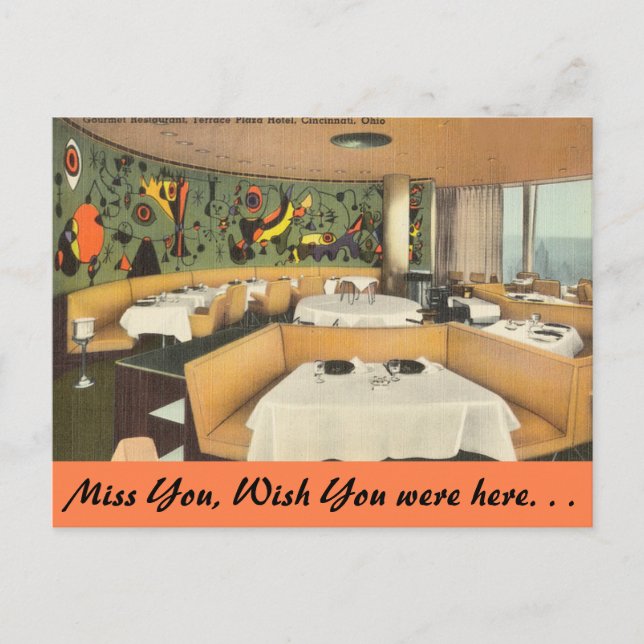Postal Ohio, Hotel Terrace Plaza, Cincinnati (Anverso)