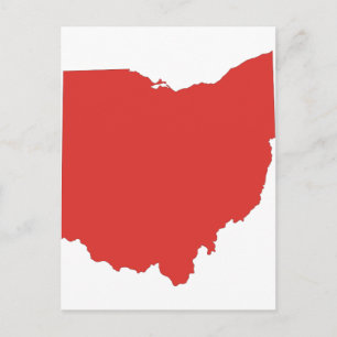 Postal Ohio - un estado RED