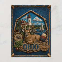Postal Ohio Viajes Antiguos