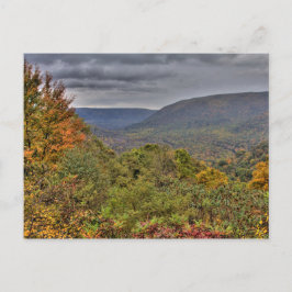Postal Ohiopyle Valley Overlook en otoño, Pensilvania