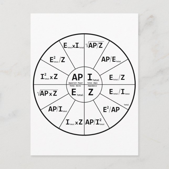 Postal Ohms Law for AC (Anverso)