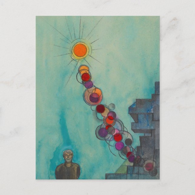 Postal Ohne Titel; aus: Muere 150 Blatter por Karl Wiener (Anverso)