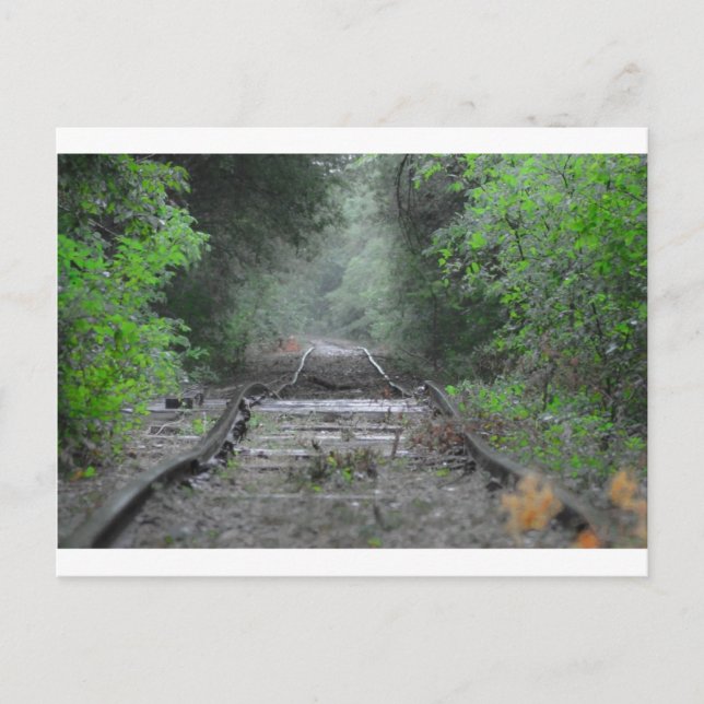 Postal Oí venir el tren (Anverso)