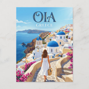 POSTAL OIA GRECIA