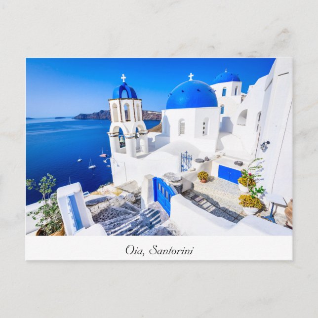 Postal Oia Santorini (Anverso)
