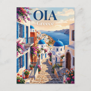 Postal Oia, Santorini, Egeo Meridional, Grecia Grecia