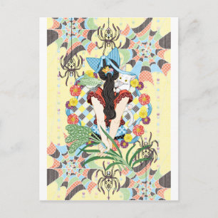 Postal Oídos de cola de caballo y de gato