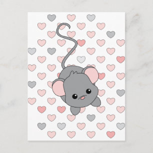Postal Oídos rosados pequeños