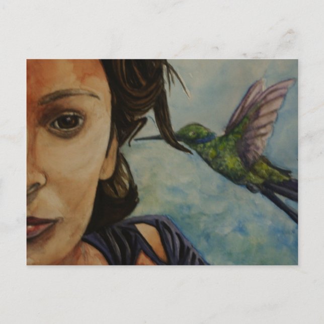 Postal oigo la primavera (Anverso)