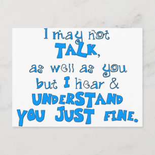 Postal Oír y entender