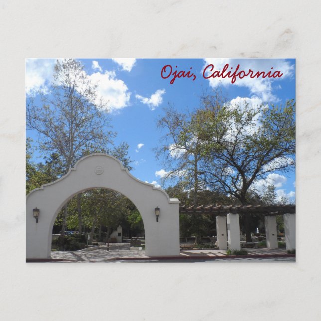 Postal Ojai, California (Anverso)