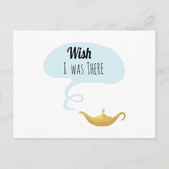 Postal Ojalá Estuviera Ahí (Anverso)