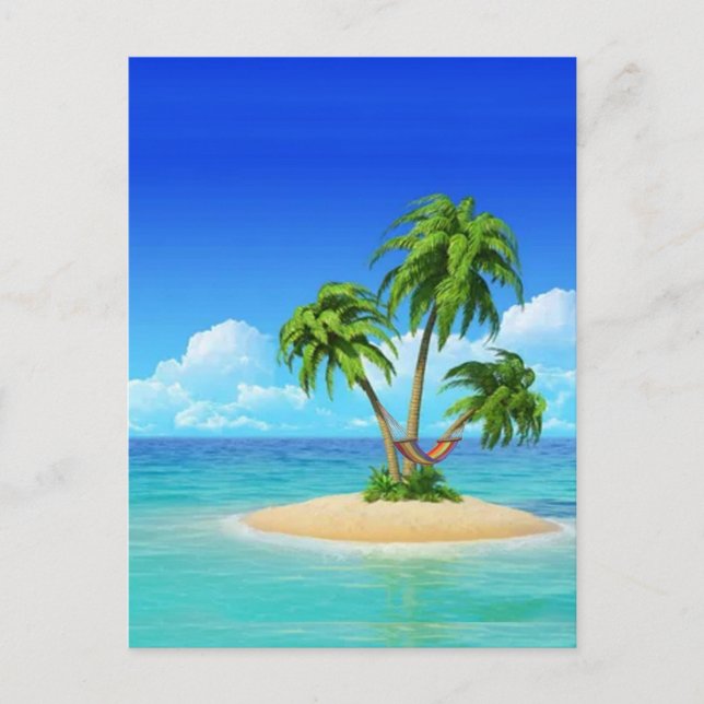 Postal Ojalá estuviéramos ahí (Anverso)