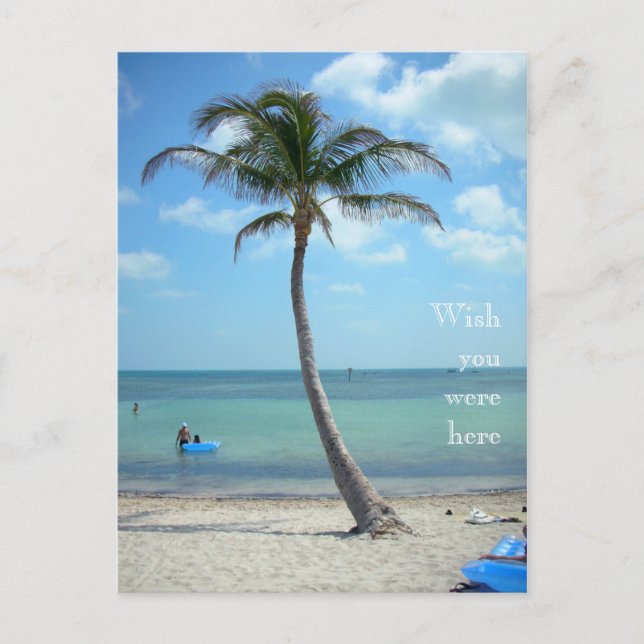 Postal Ojalá estuvieras aquí (Anverso)