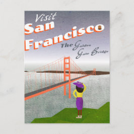 Postal "Ojalá Estuvieras Aquí" Golden Gate Bridge