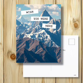 Postal Ojalá estuvieras aquí | Sierra