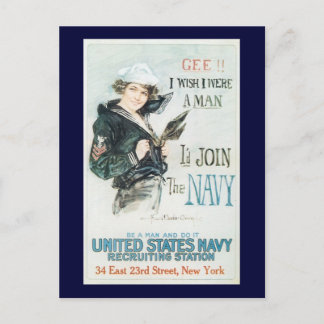 Postal Ojalá Fuera Un Hombre En La Segunda Guerra Mundial