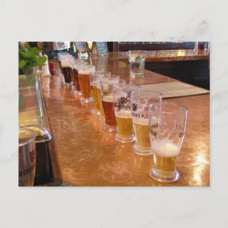 Postal Ojalá fueras Beer Postcard