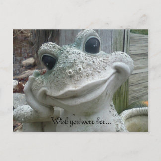 Postal ojalá fueras ella...postal