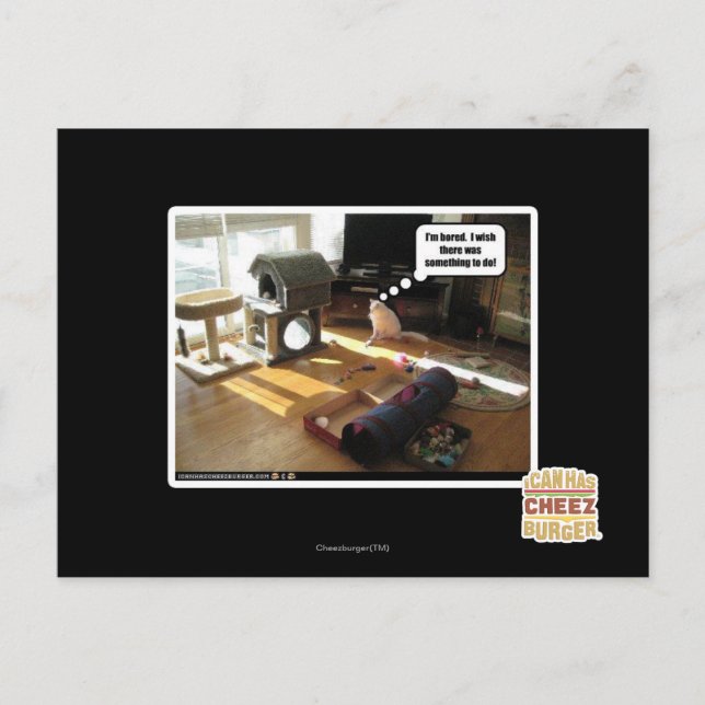 Postal Ojalá hubiera algo que hacer (Anverso)