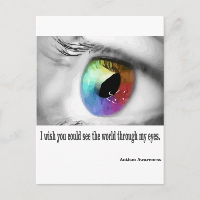 Postal Ojalá pudieras ver (Anverso)