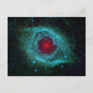 Postal Ojo agitado de Helix Nebula por el telescopio Spit