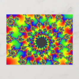 Postal Ojo arcoiris retro