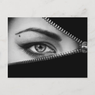 Postal Ojo con barra vertical