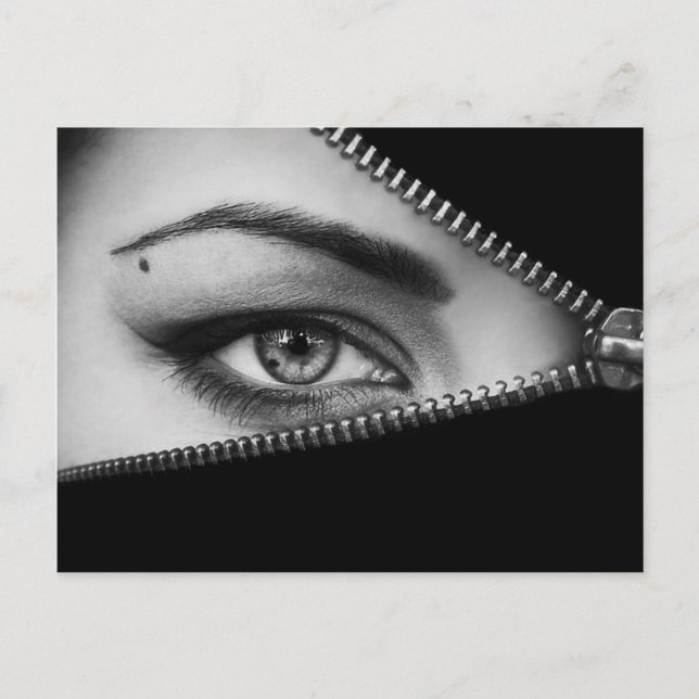 Postal Ojo con barra vertical (Anverso)